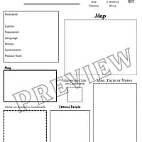 geography facts worksheet