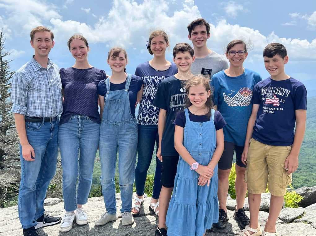 family at Grandfather Mountain