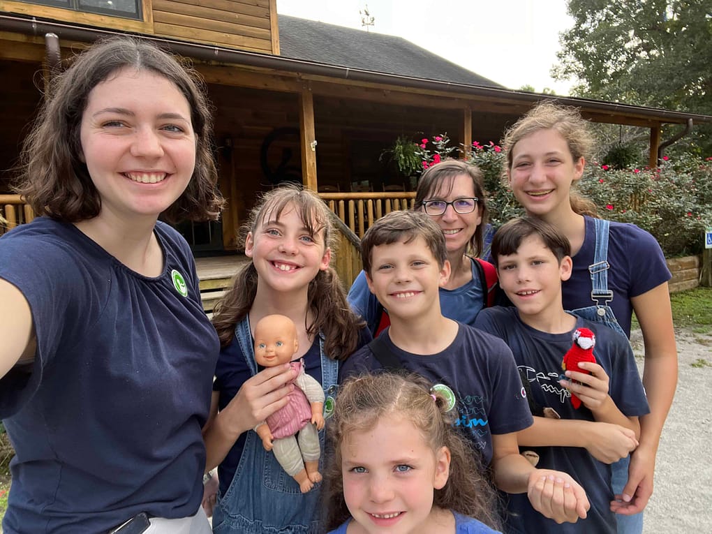 family at sylvan heights bird park