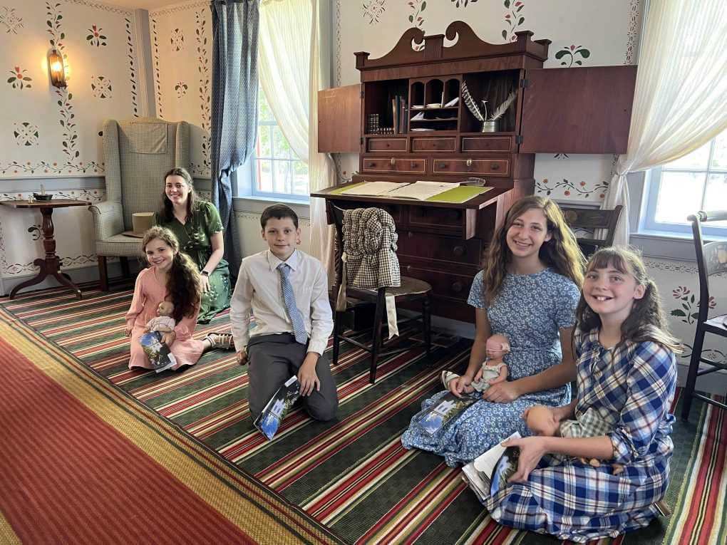 kids at Joseph Smith's house