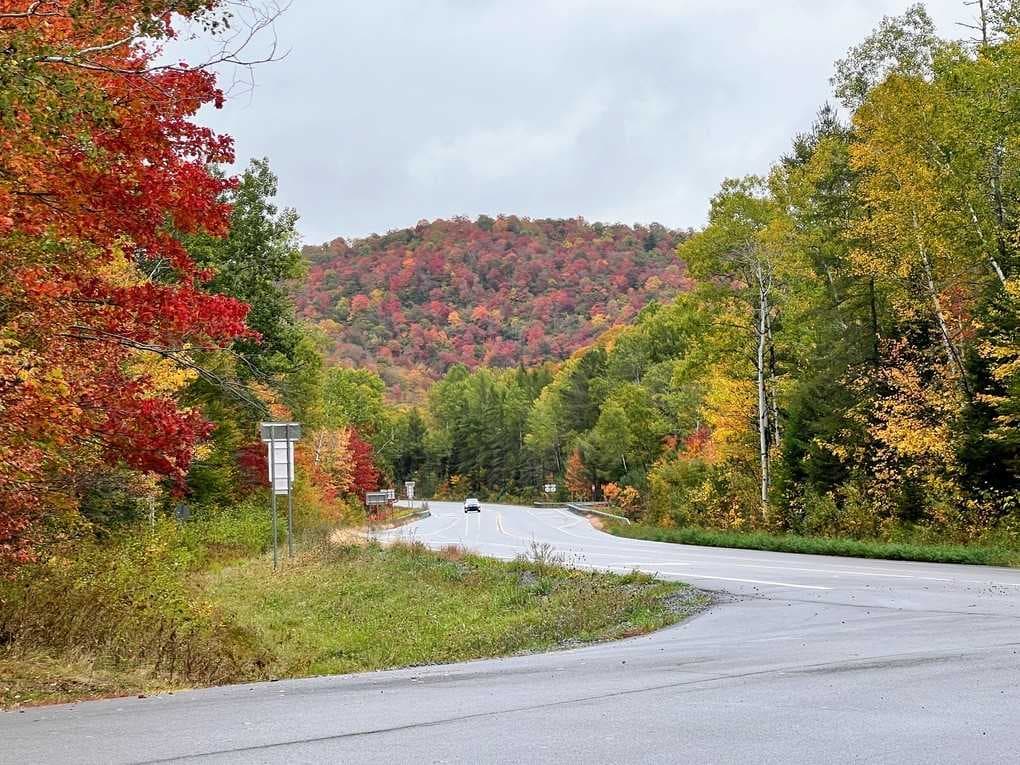 Adirondack Mountains in fall