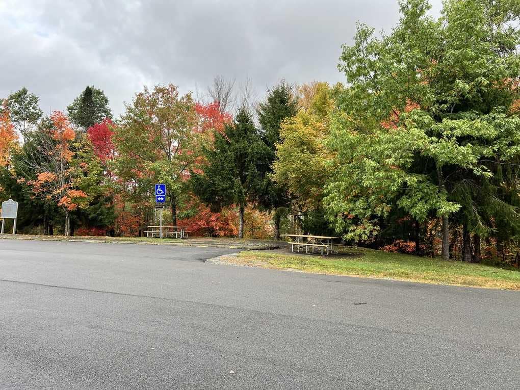 A beautiful picnic spot in Adirondack Mountains