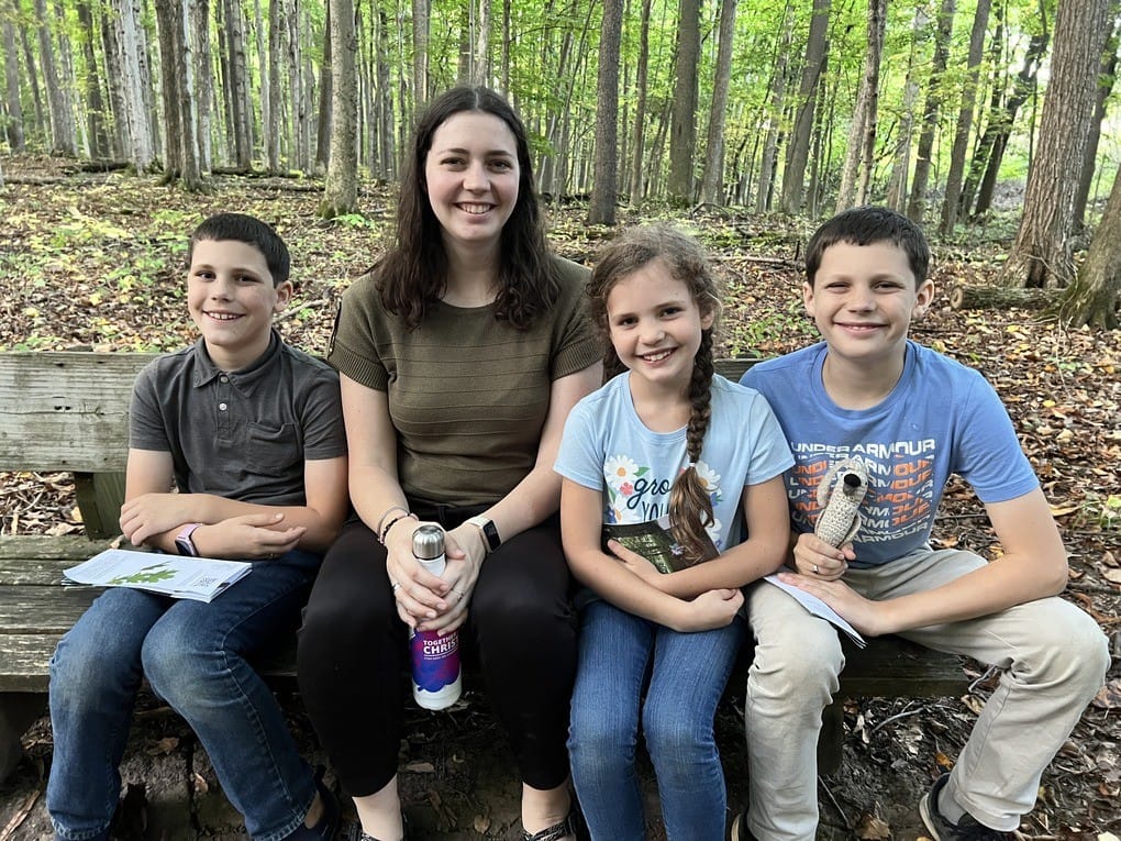 4 kids in the sacred grove