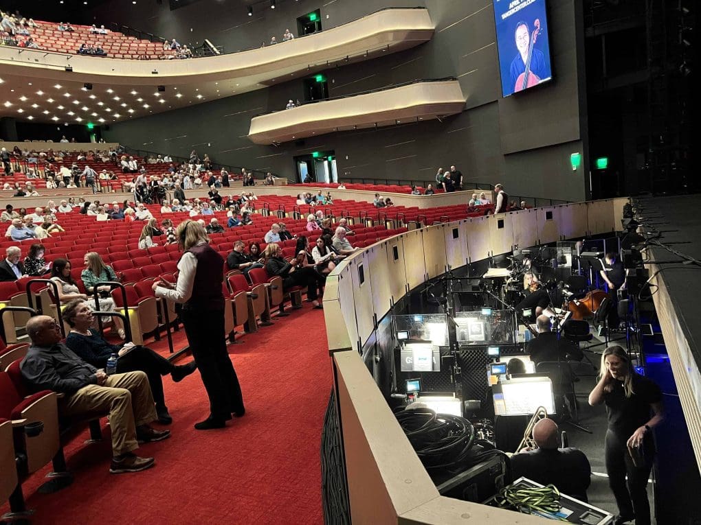 pit orchestra at a performing arts center