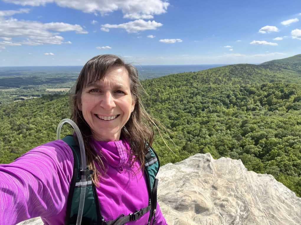 woman at Hanging Rock SP
