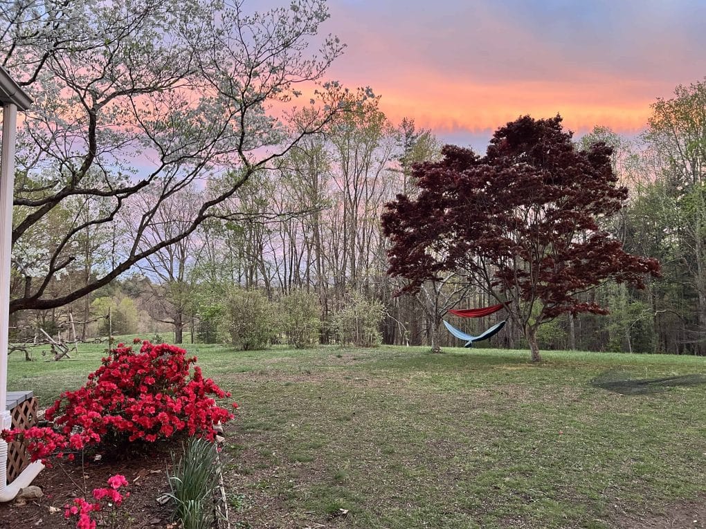 beautiful Easter sunset