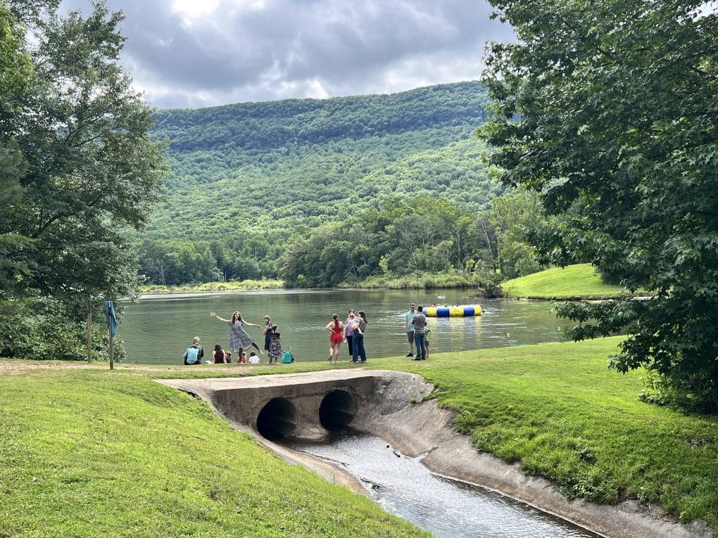 lake in the Georgia mountains