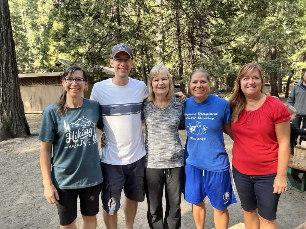 Mom with 4 grown children