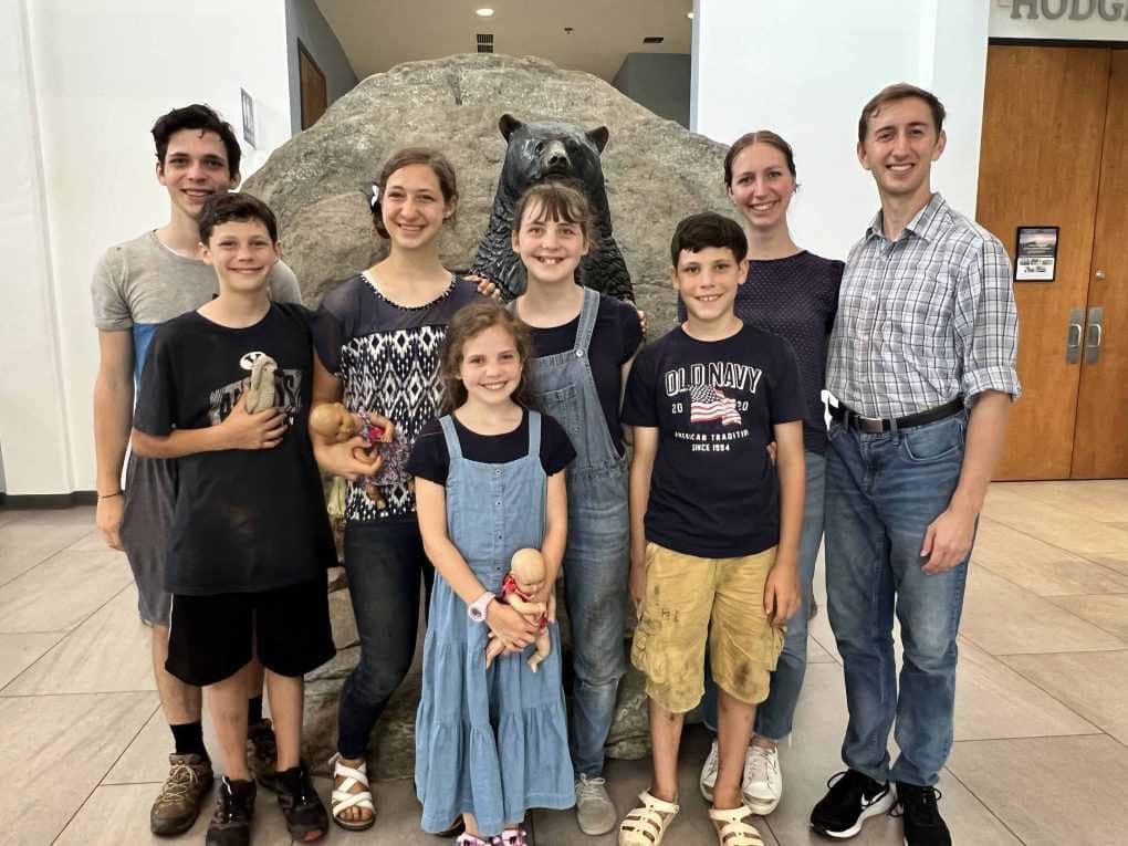 family at grandfather mountain museum