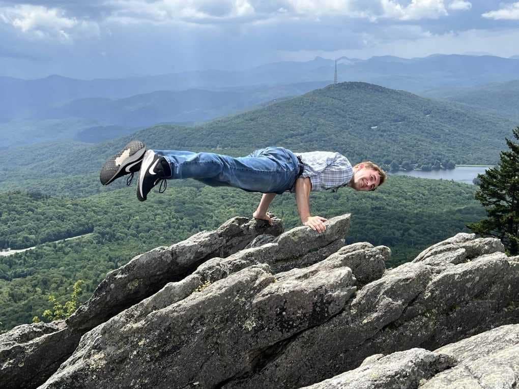 guy doing a stunt