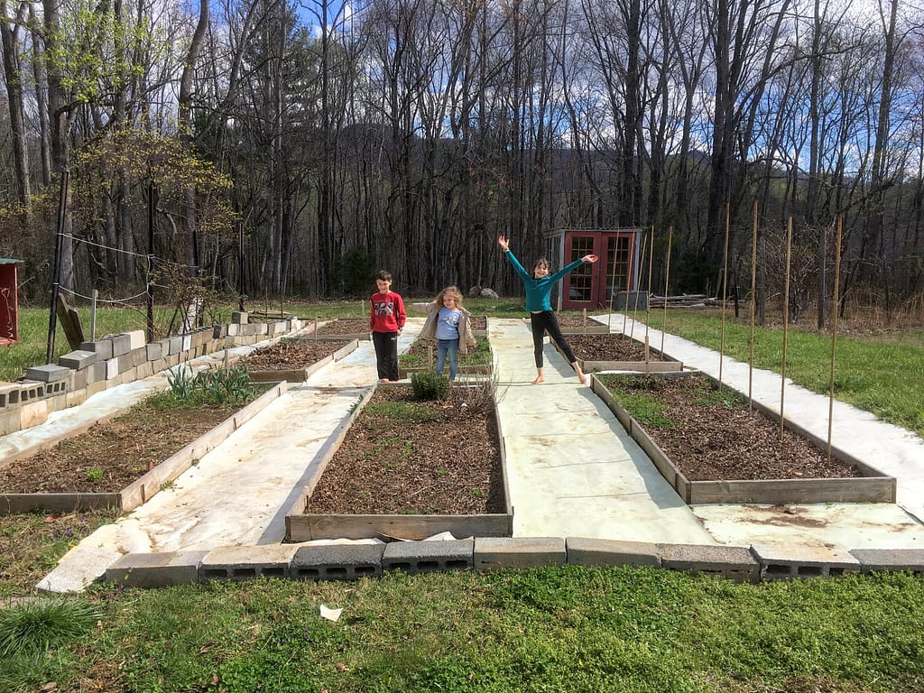 9 raised garden beds ready for spring planting