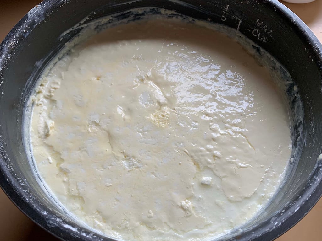 homemade yogurt just finished