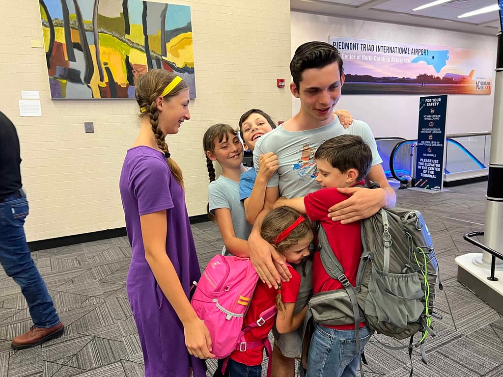 Saying good bye to a sibling