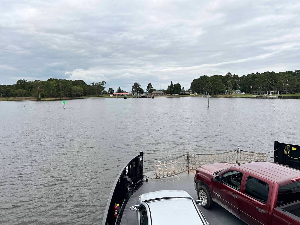 Aurora car ferry in NC