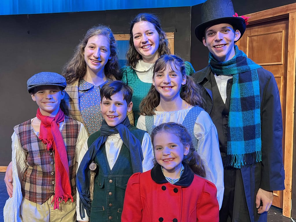 Crachit Family in Christmas Carol