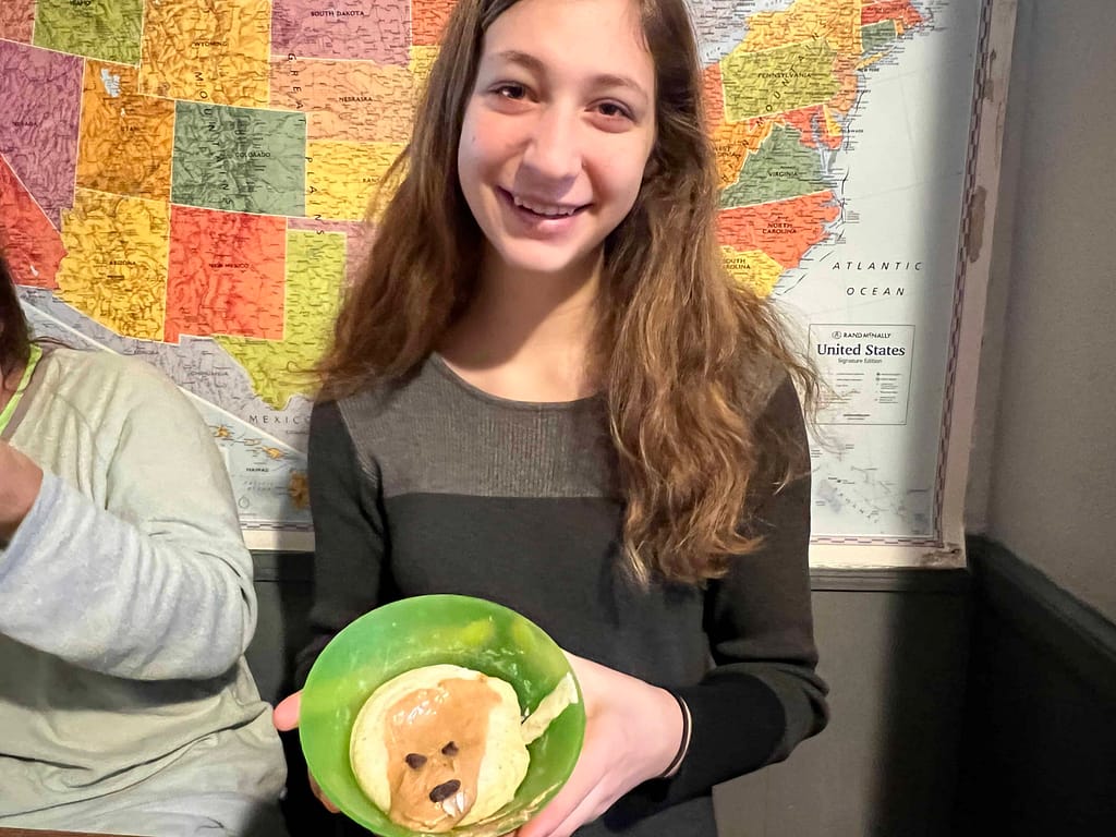 14 year old with groundhog cream of wheat