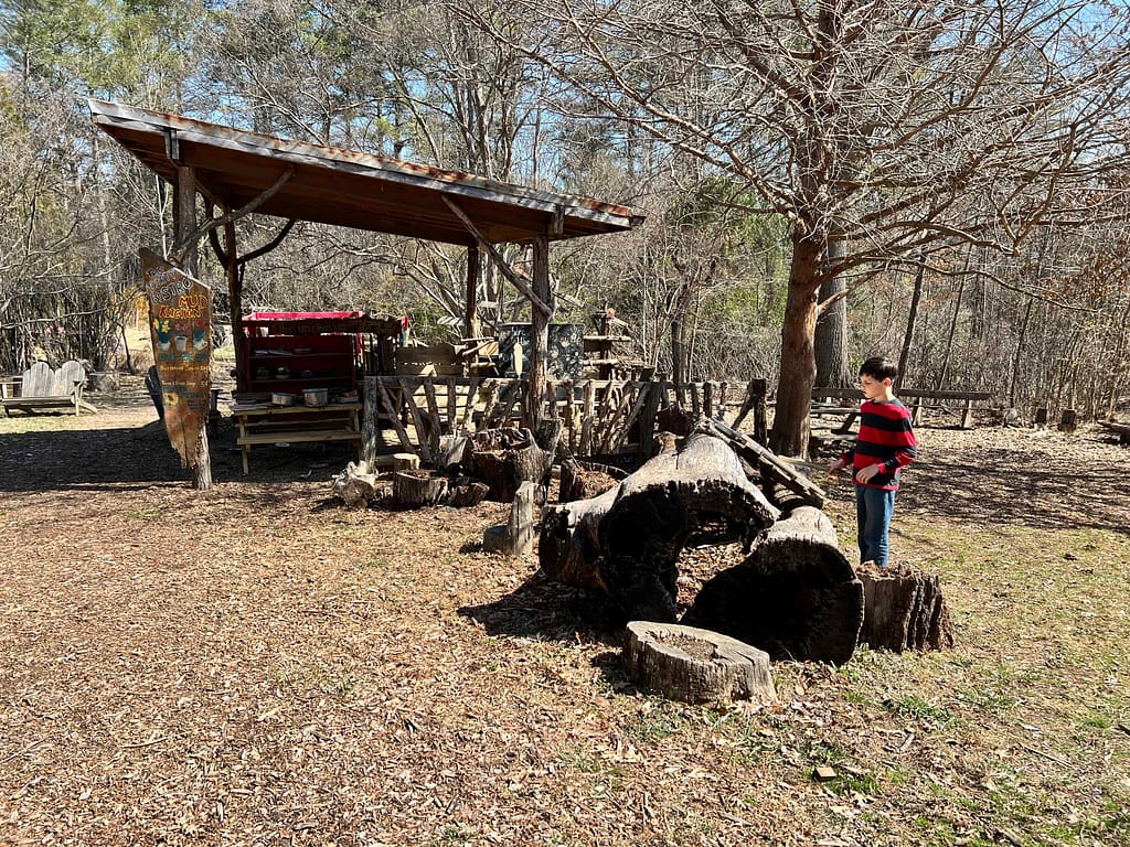 mud kitchen at boxerwood