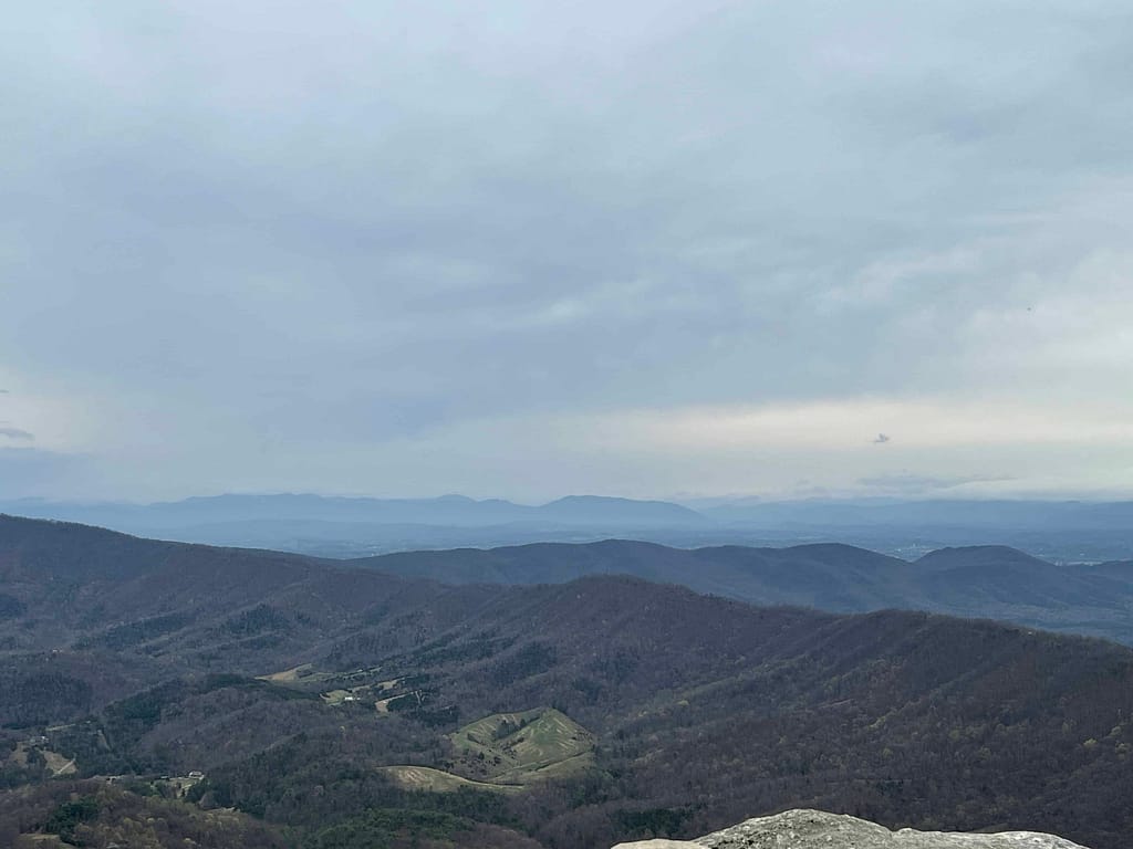 view from McAffee Knob