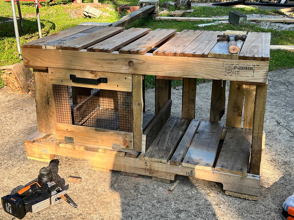 mud kitchen oven