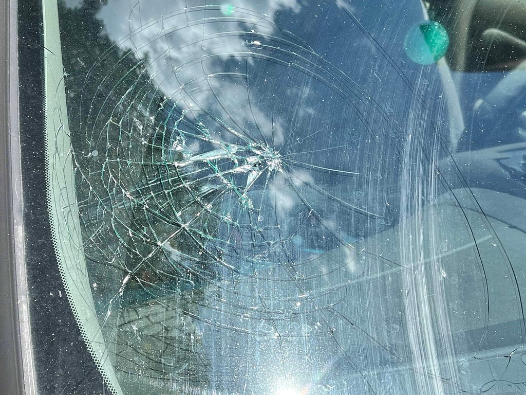 cracked winshield