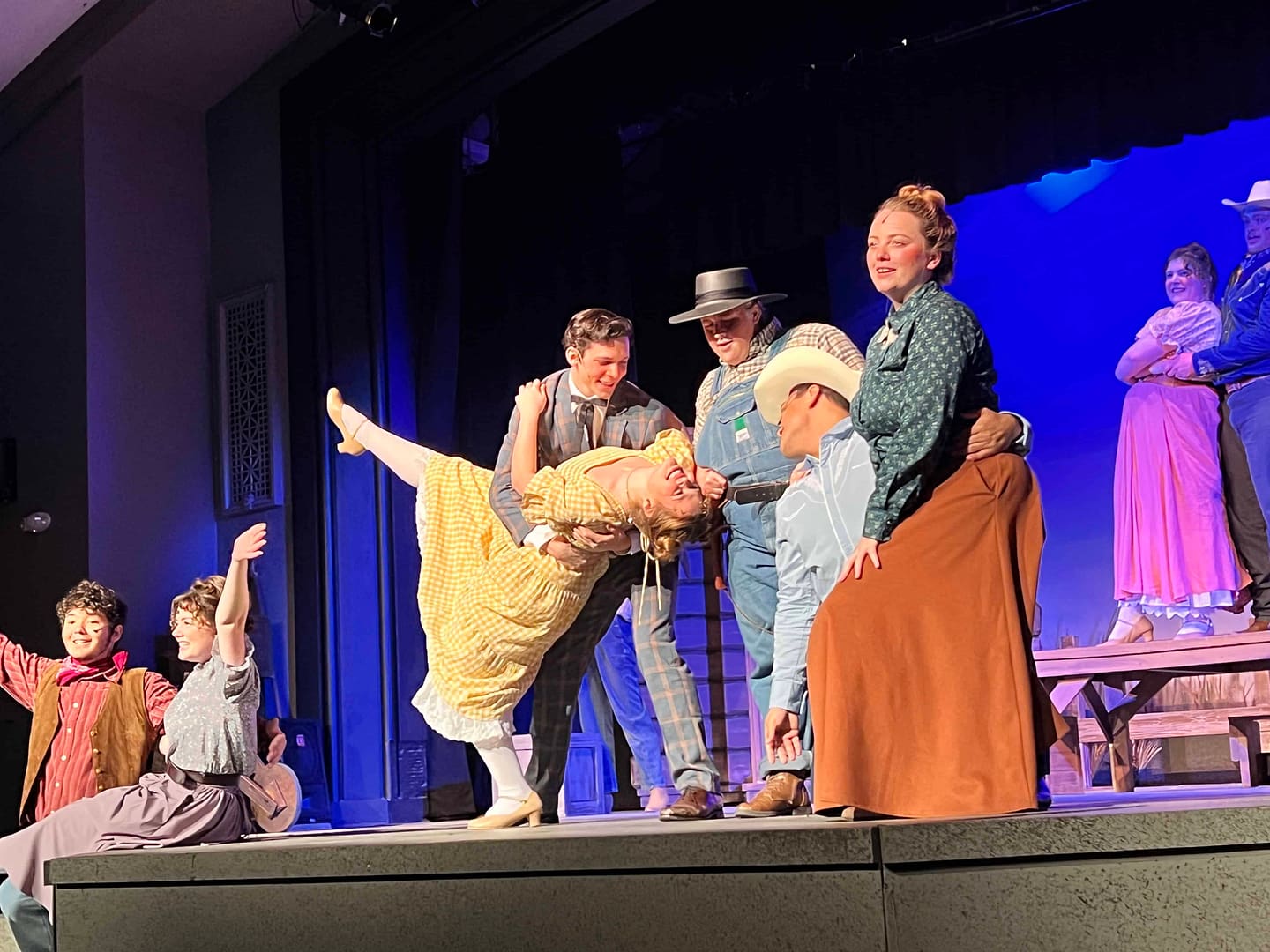 scene of Oklahoma play