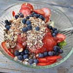 strawberry salad summer meal
