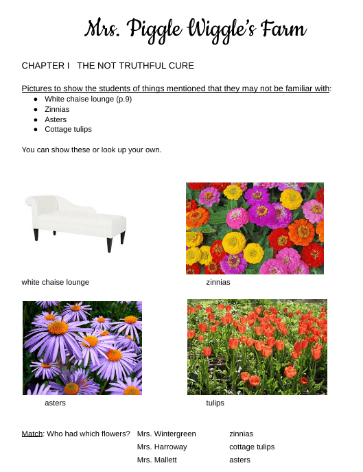 PiggleWiggleFarm1 mrs piggle wiggles farm study guide