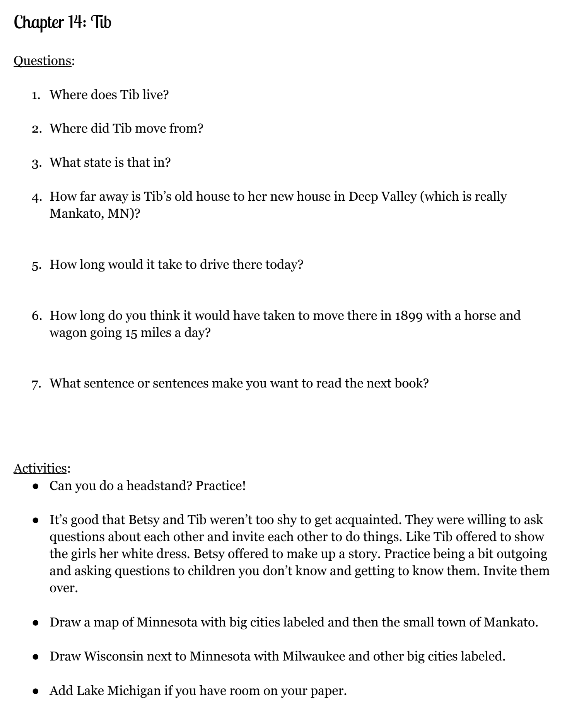 Betsy3 betsy tacy study guide