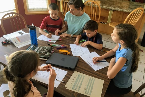 Our Homeschool Classroom - Single Mom On A Farm