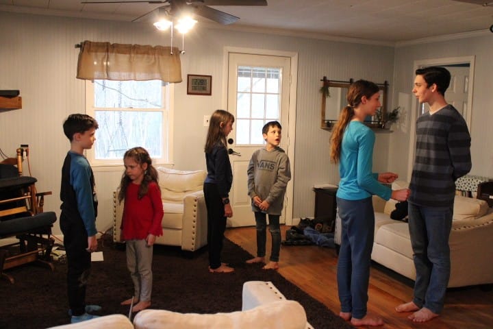 learning a waltz in the living room