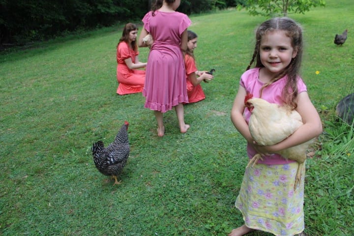 hanging out with chicks