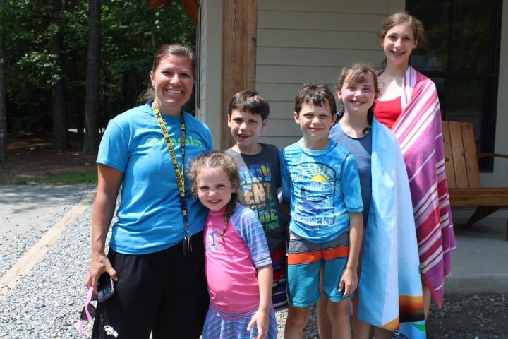 aunt and her nieces and nephews