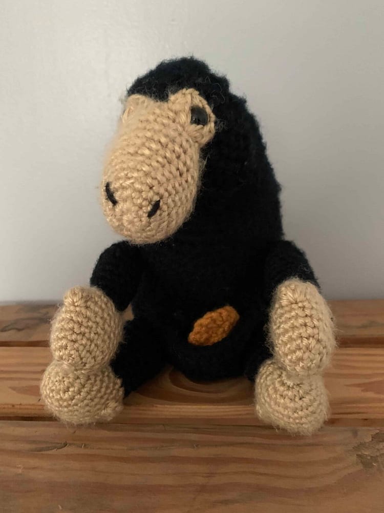 crocheted.niffler crocheted niffler fantastic beasts