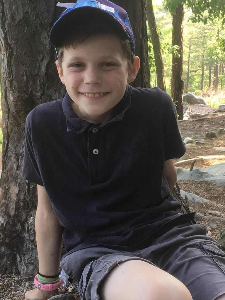 Samuel Holladay at Pilot Mountain