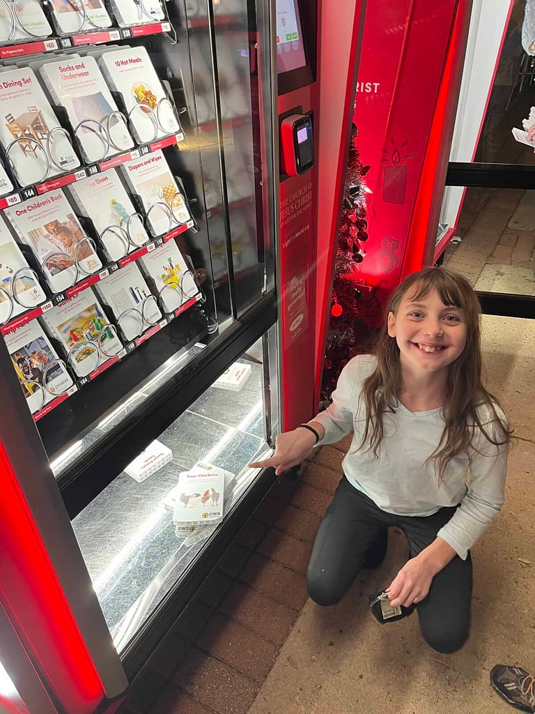 light the world giving machine
