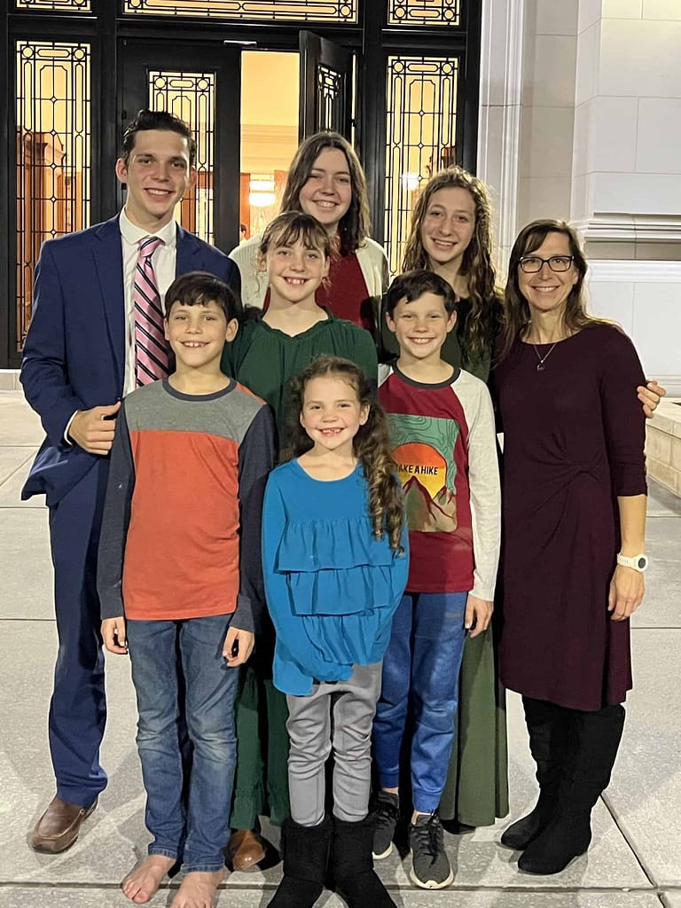 Holladay Family at the Raleigh Temple