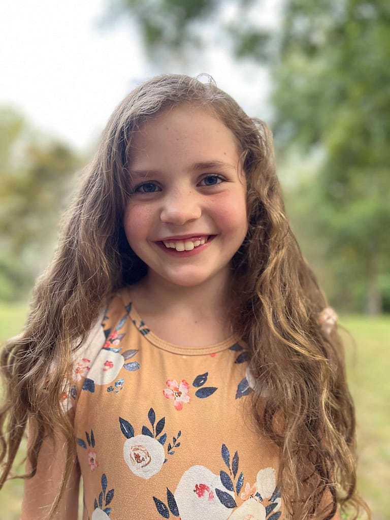 8 year old girl