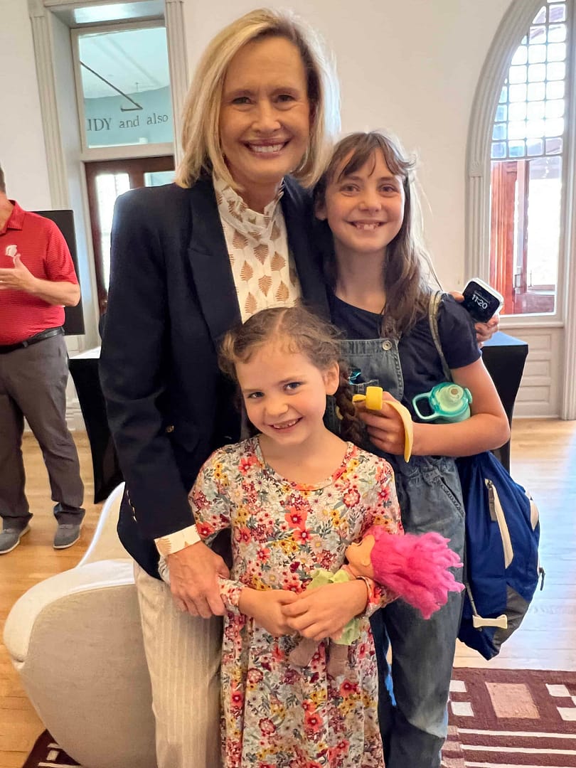 Bonnie H Cordon with Holladay girls