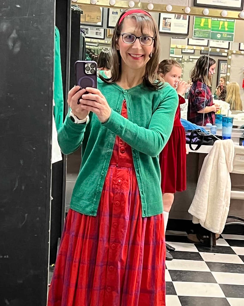 lady playing Mother in Best Christmas Pageant Ever