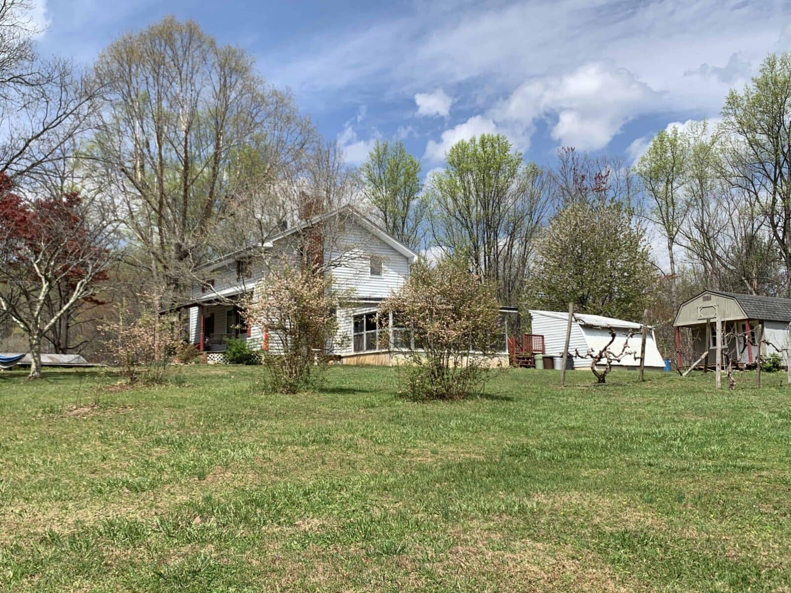 country house in spring